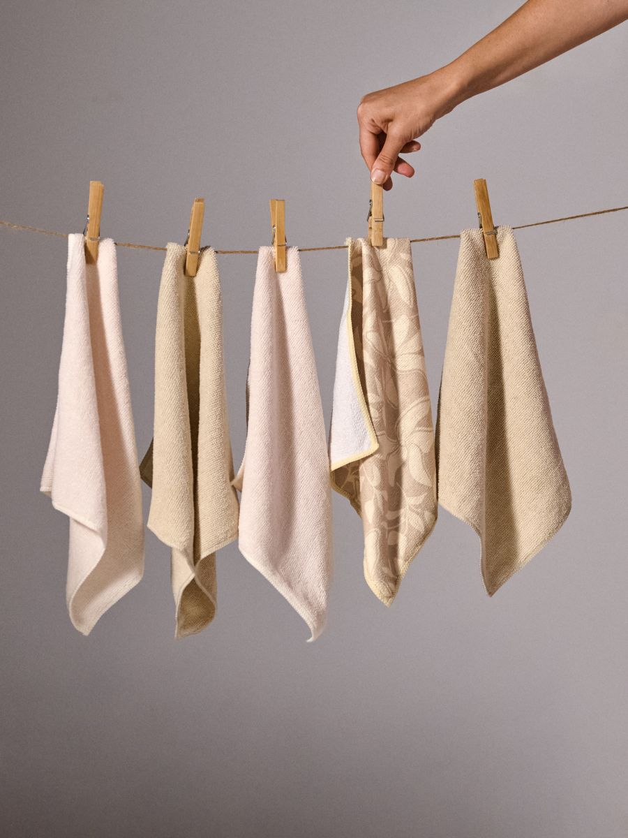 Ганчірка для прибирання 4 pack - різнобарвний - SINSAY