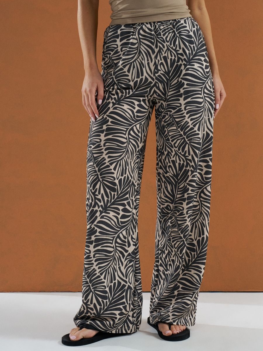 Hose mit weitem Bein - Mehrfarbig - SINSAY