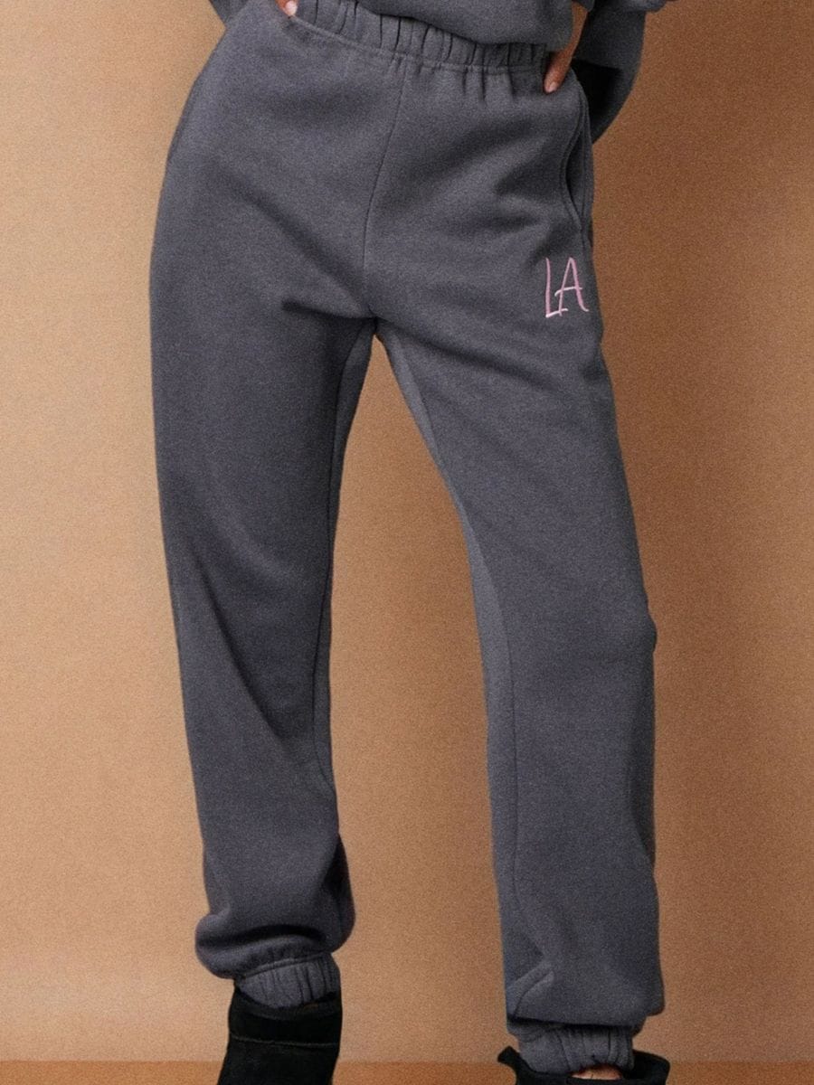 Pantaloni jogger - negru-antracit - SINSAY
