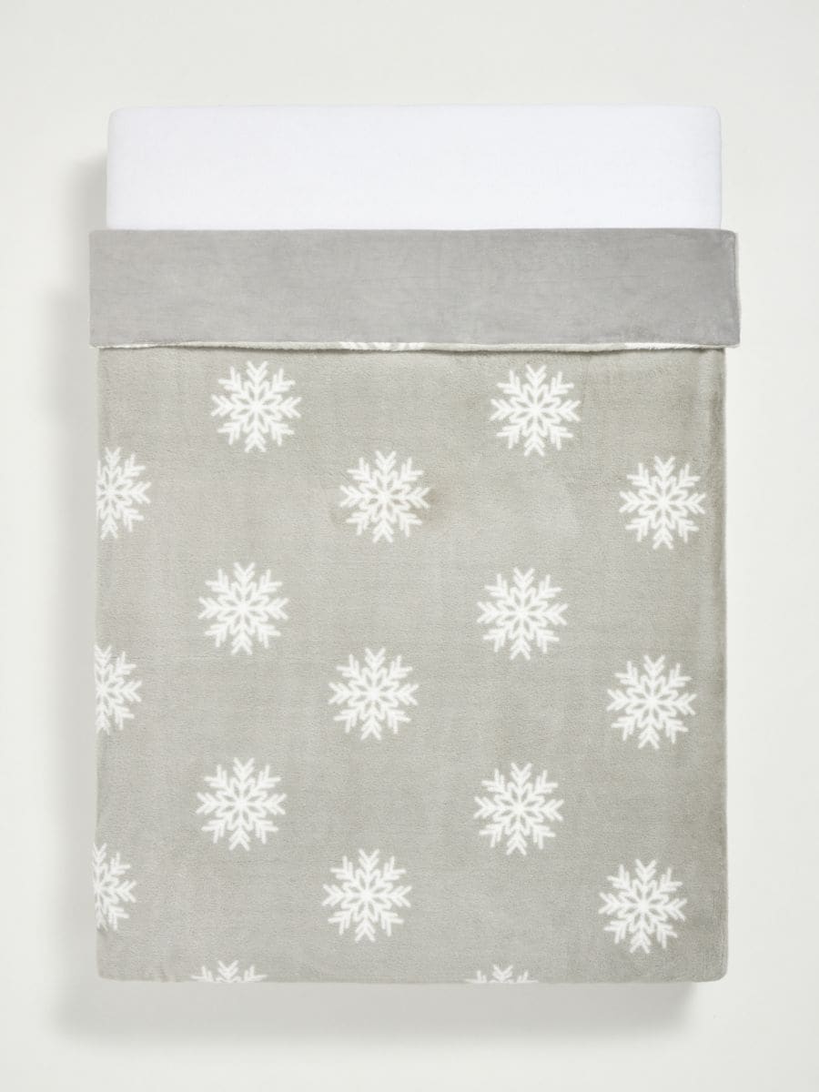Bed cover - light grey - SINSAY