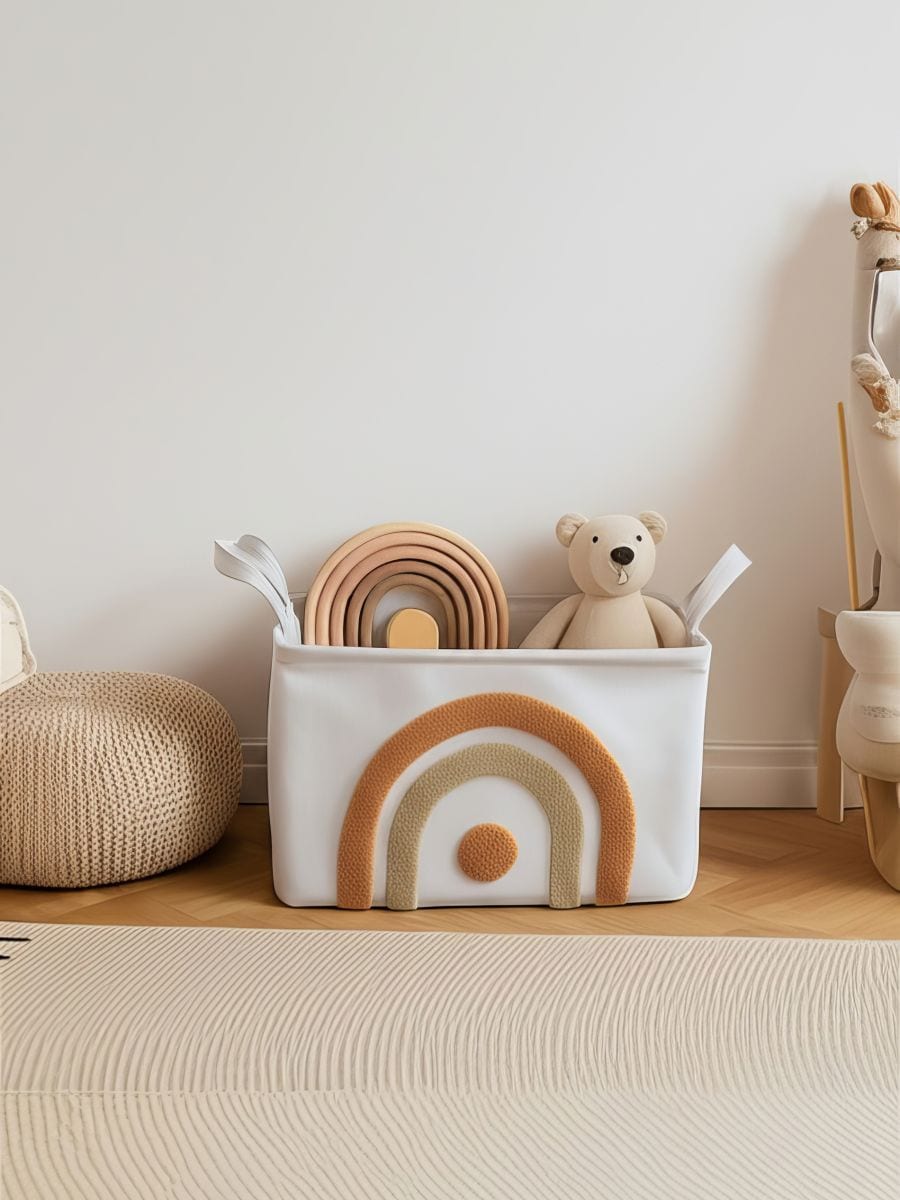 Kosz do przechowywania - kremowy - SINSAY