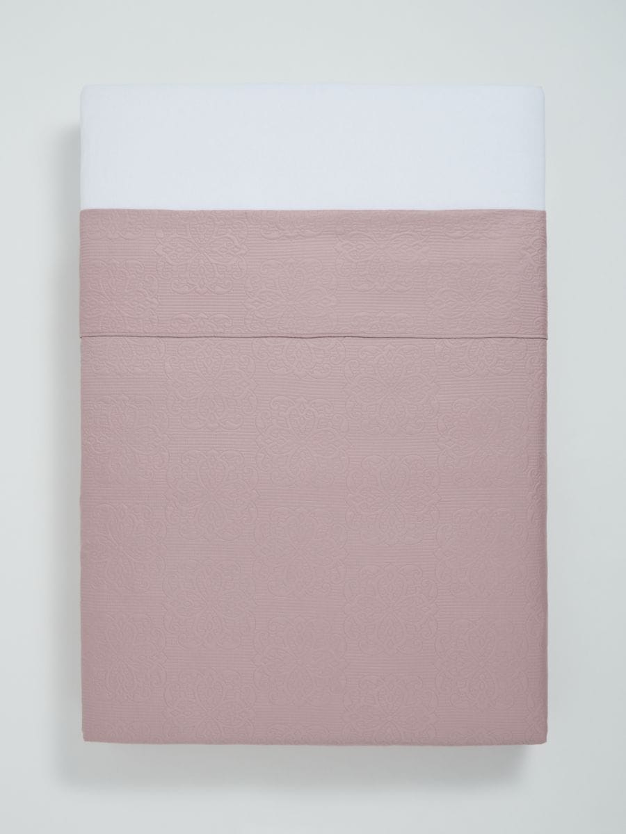 Prekrivač za krevet - pastelnoružičasto - SINSAY