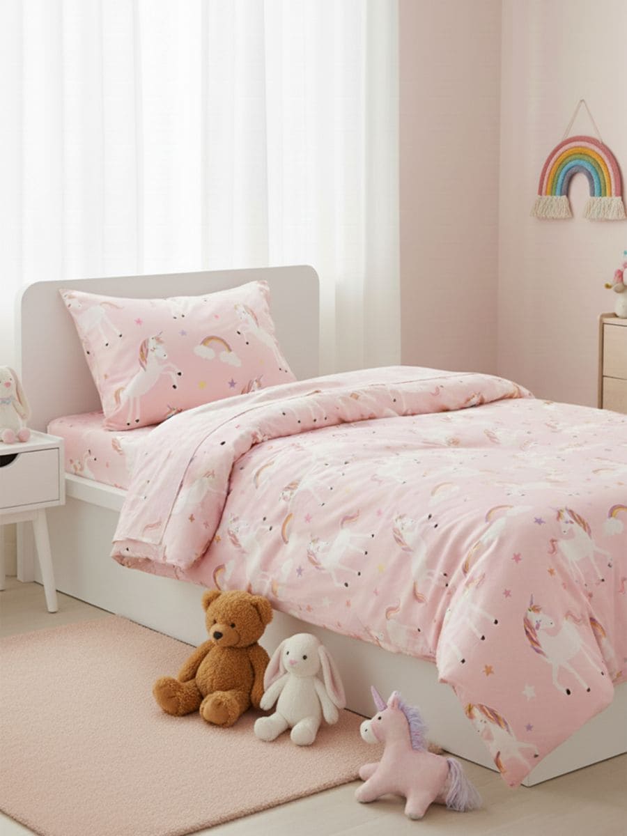 Posteljnina 160x200 - roza - SINSAY