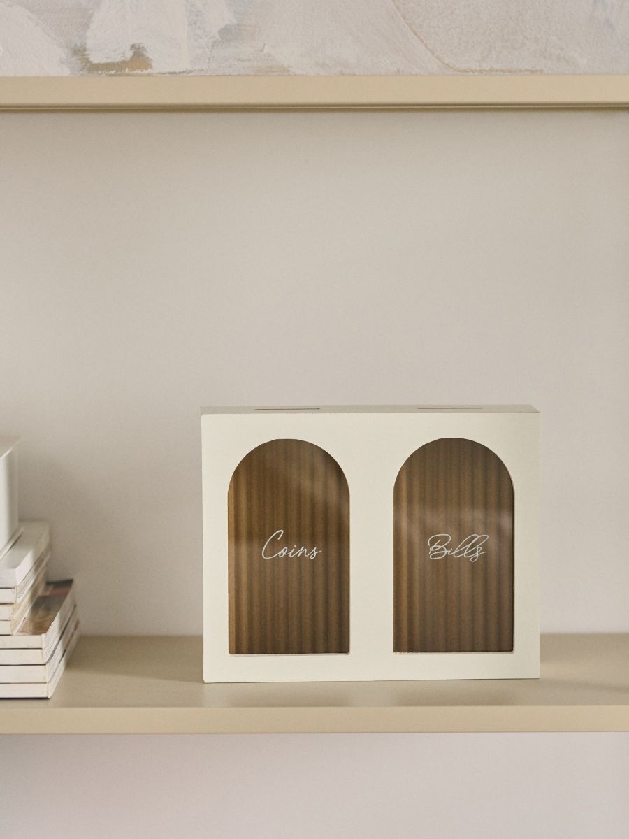 Κουμπαράς με πλαίσιο - λευκο - SINSAY