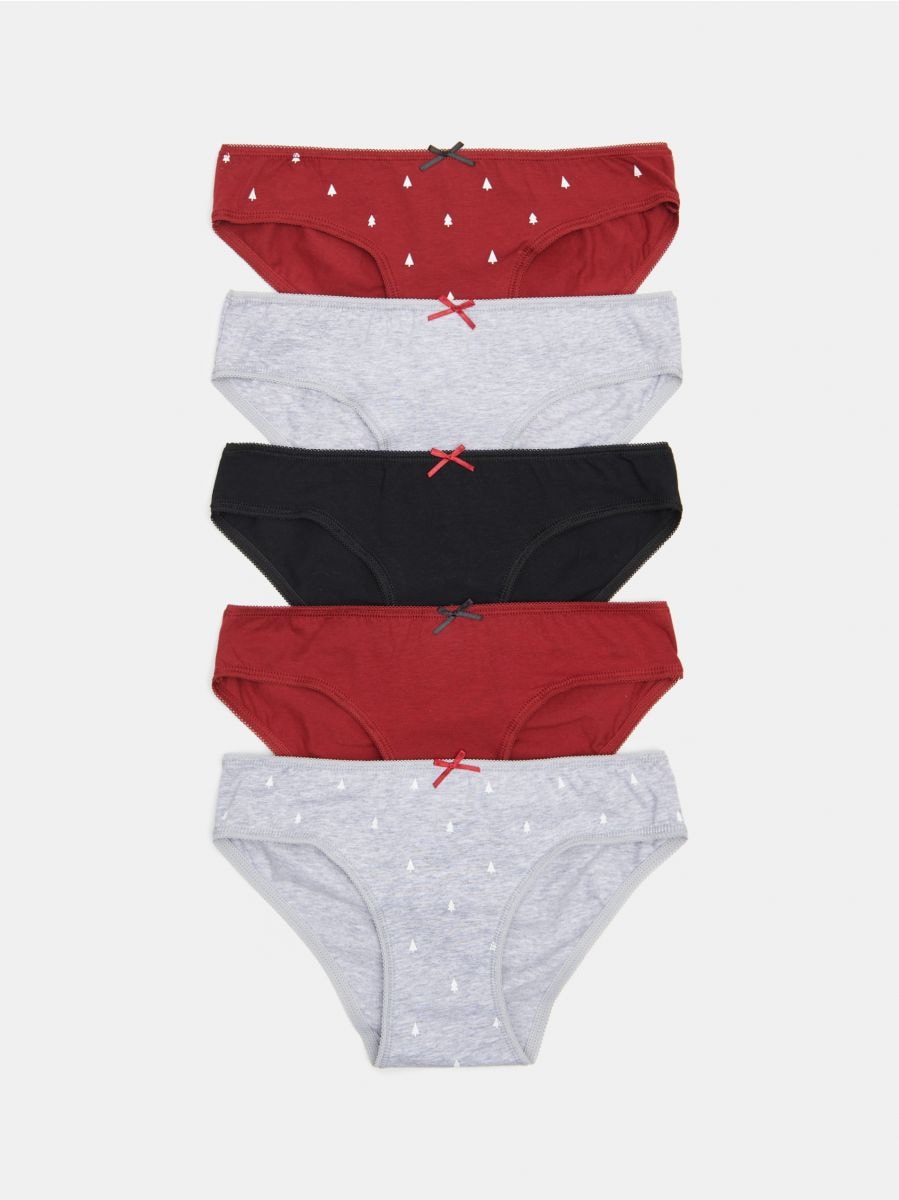 Christmas knickers 5 pack Color multicolor - SINSAY - 2700D-MLC