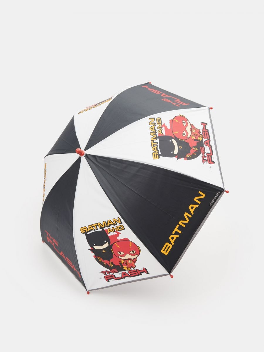 Umbrelă Batman and Flash - negru - SINSAY