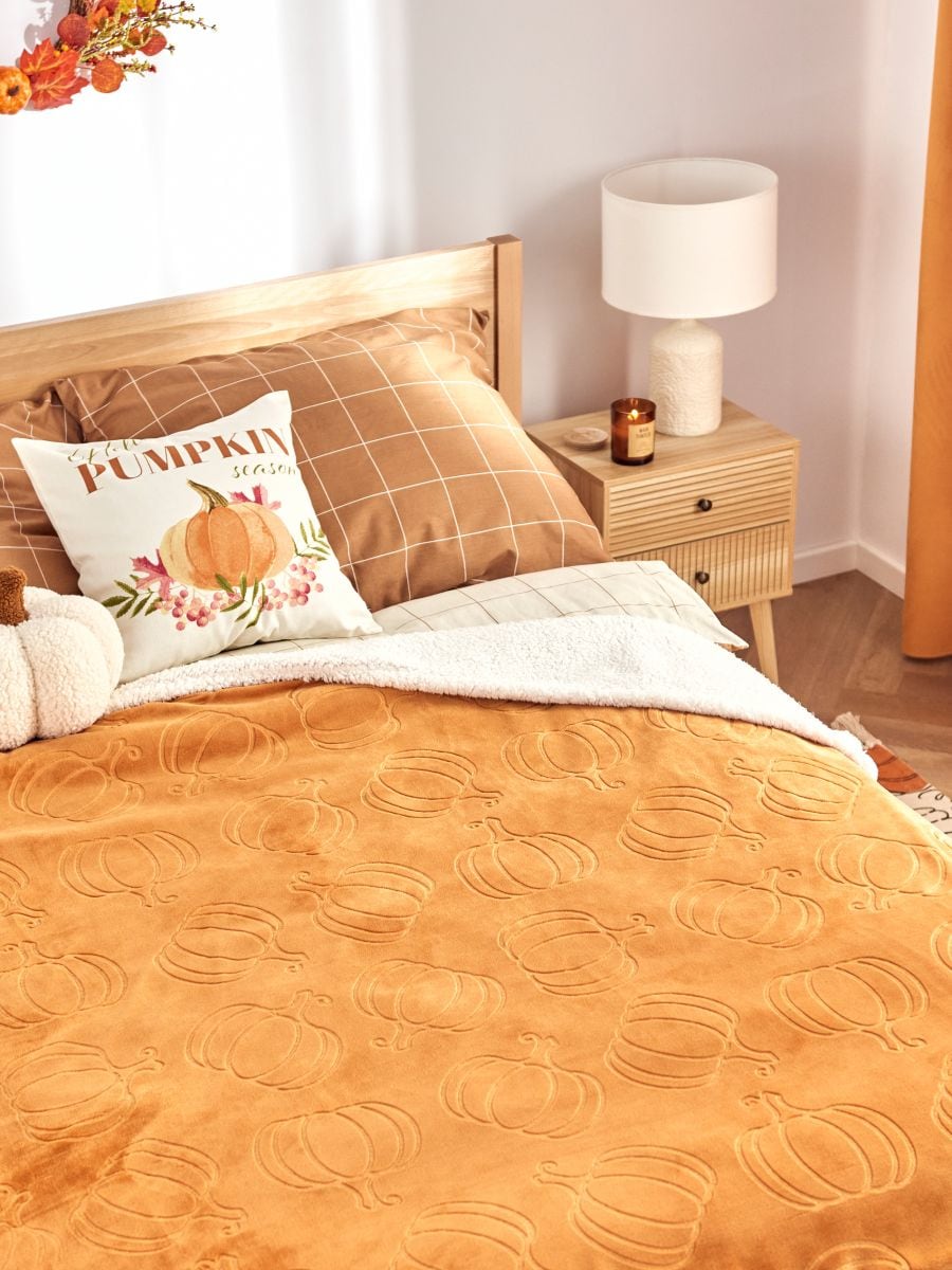 Prekrivač za krevet - narančasta - SINSAY