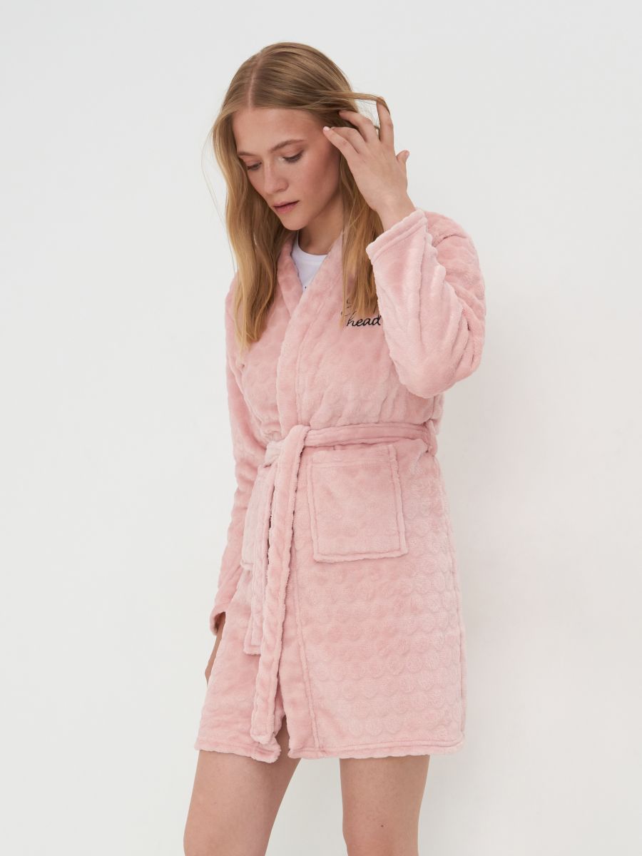 Buy Red Rose Terry Cotton Bathrobes - Purple at Rs.882 online | Nightwear  online