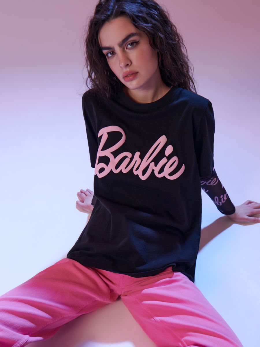 Barbie Oversize T-Shirt mit Print