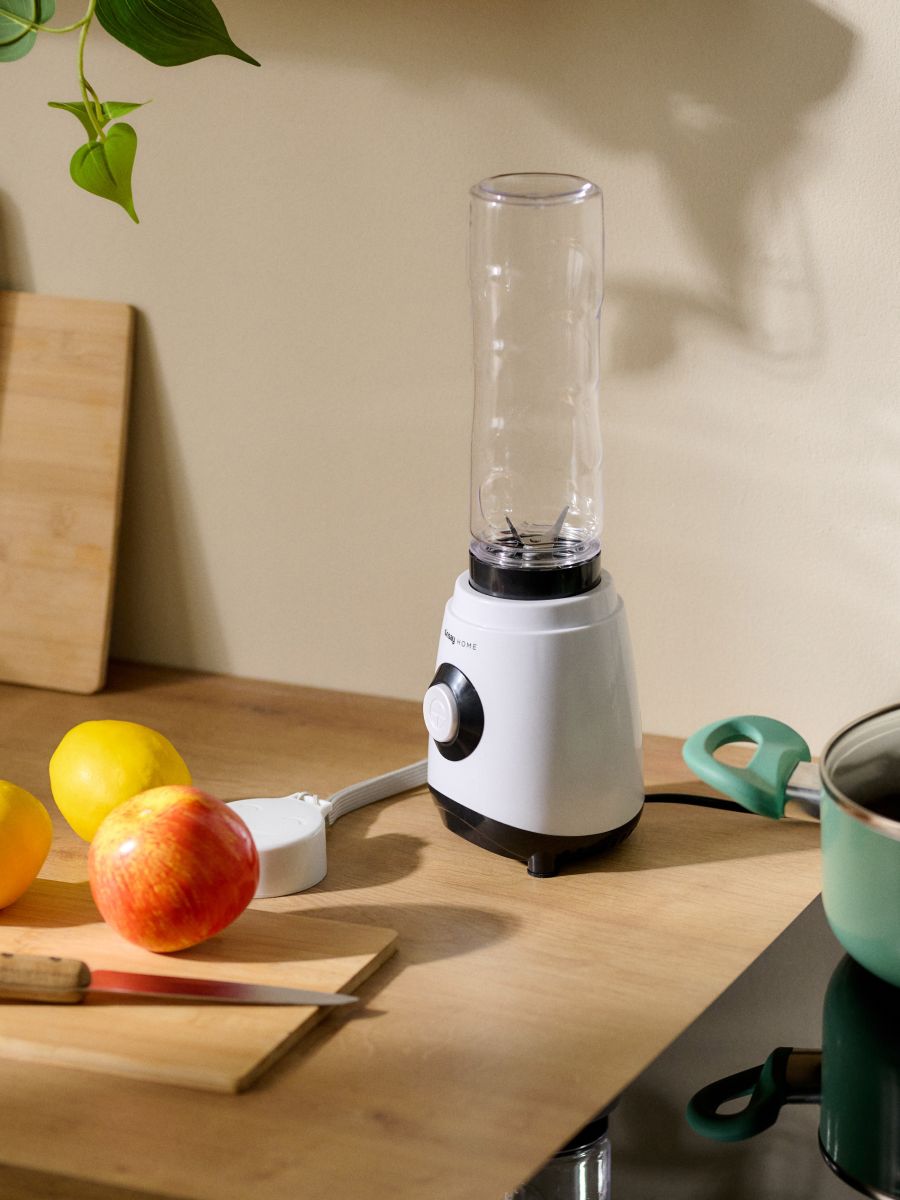 Osebni mešalnik za smoothieje in koktajle s stekleničko - bela - SINSAY