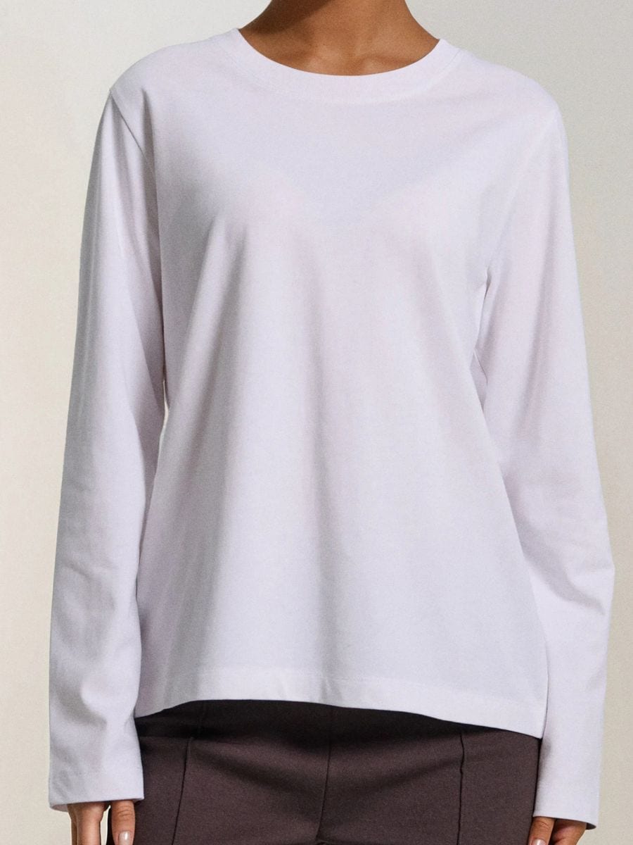 Majica dugih rukava - bijelo - SINSAY