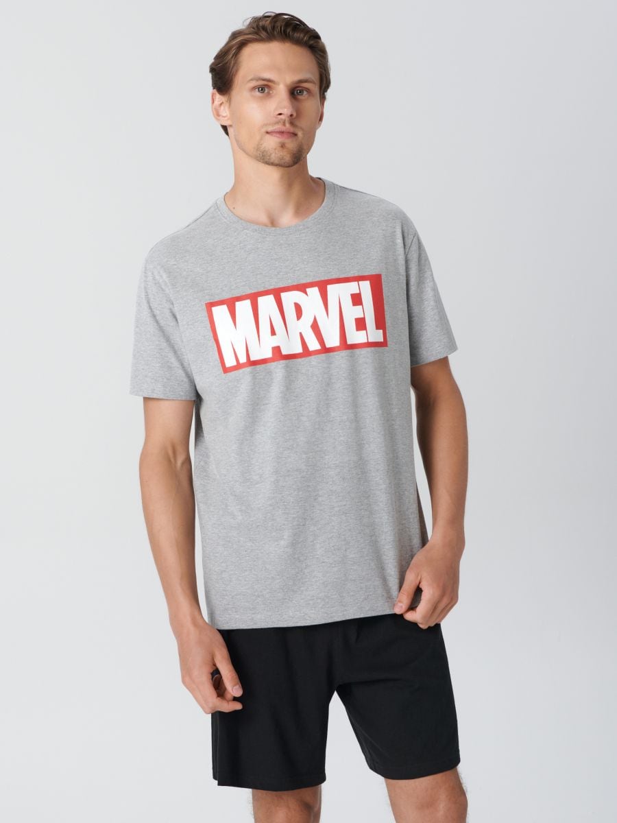 Piżama Marvel - czarny - SINSAY