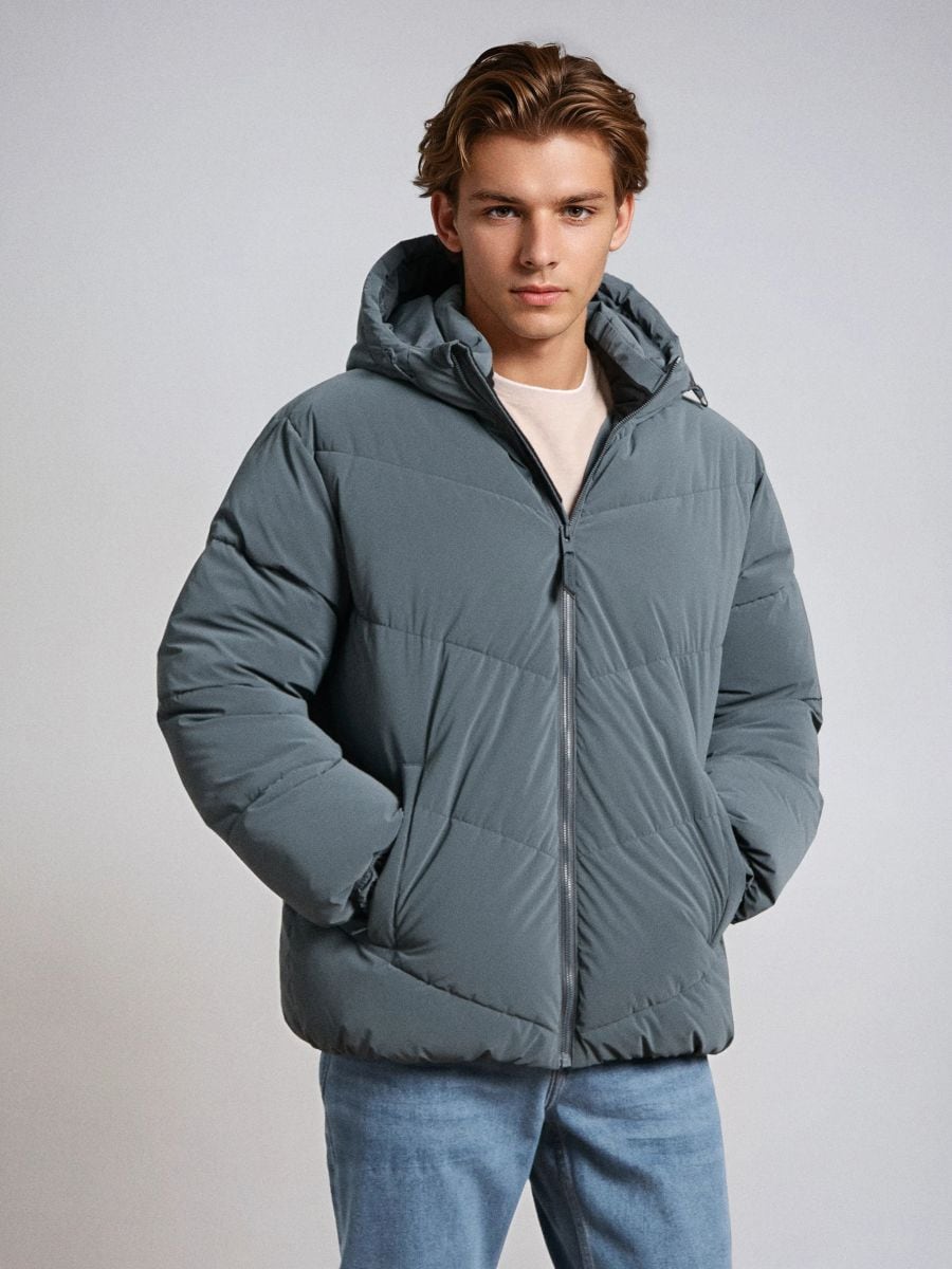 Steppelt dzseki kapucnival - füstszínű - SINSAY