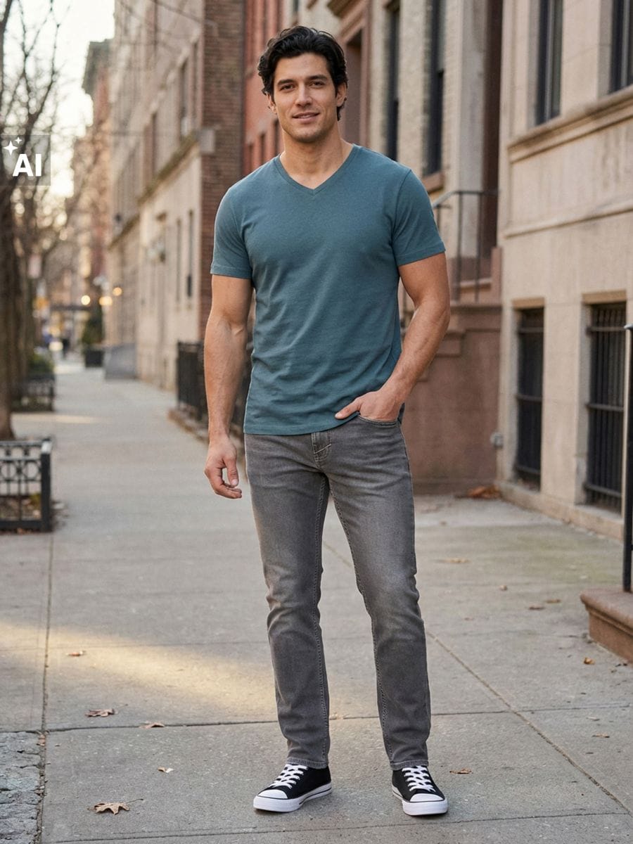 Tricou din bumbac basic - indigo - SINSAY