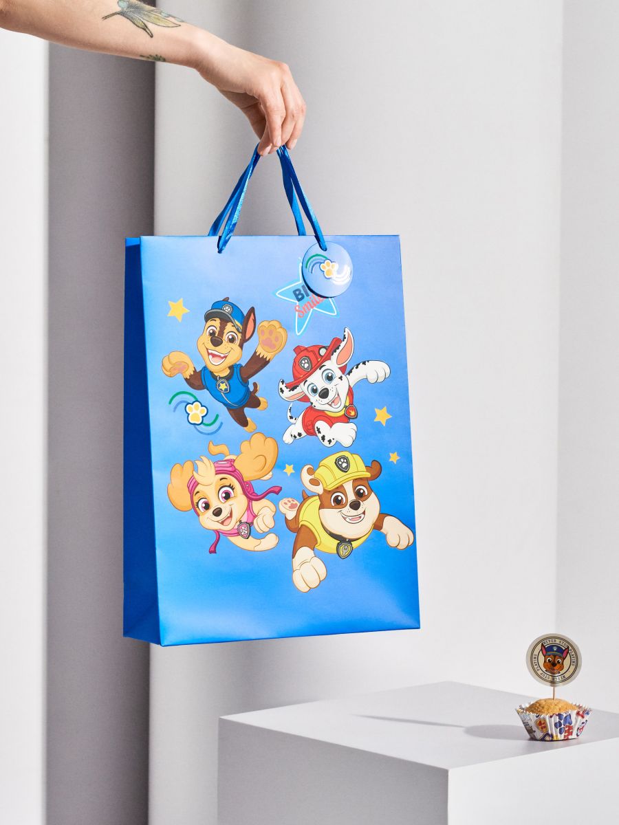 Dárková taška L PAW Patrol - indigo - SINSAY