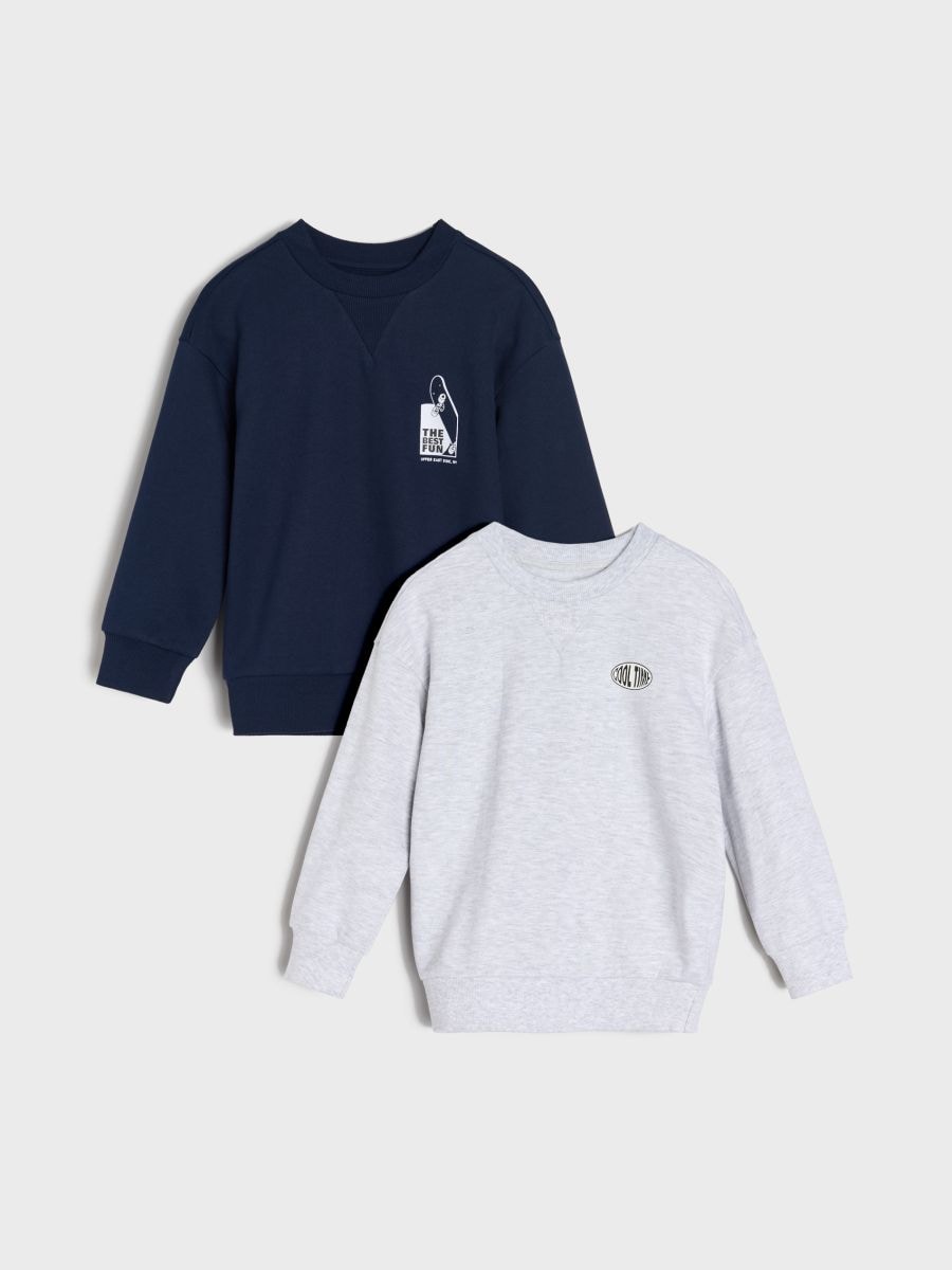 Set de 2 bluze sport - gri deschis - SINSAY