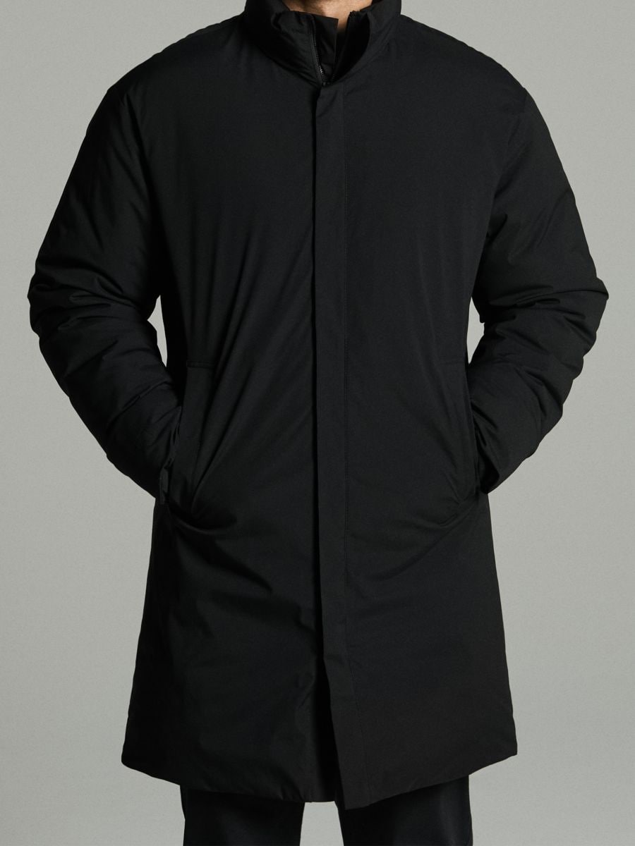 Jacke mit Kapuze - Schwarz - SINSAY