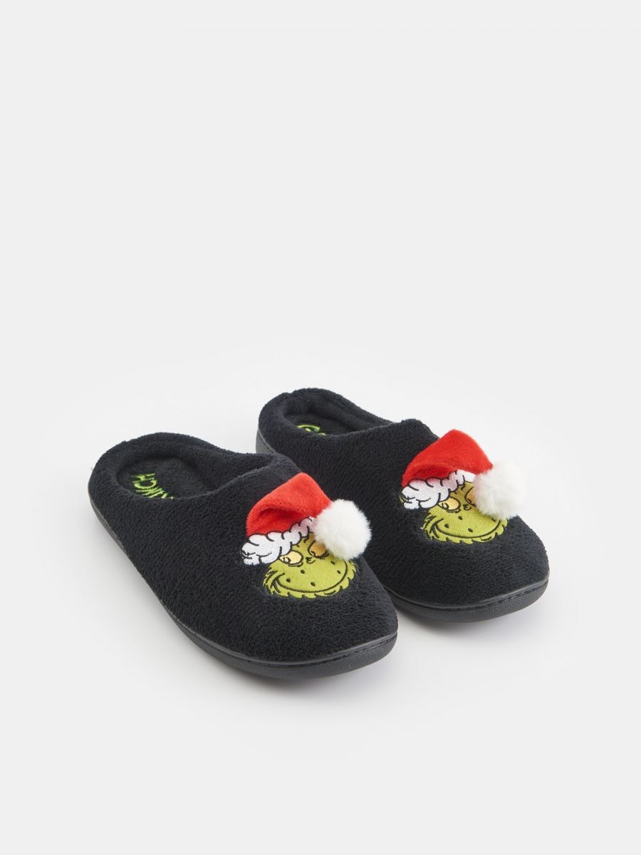 Grinch slippers - black - SINSAY