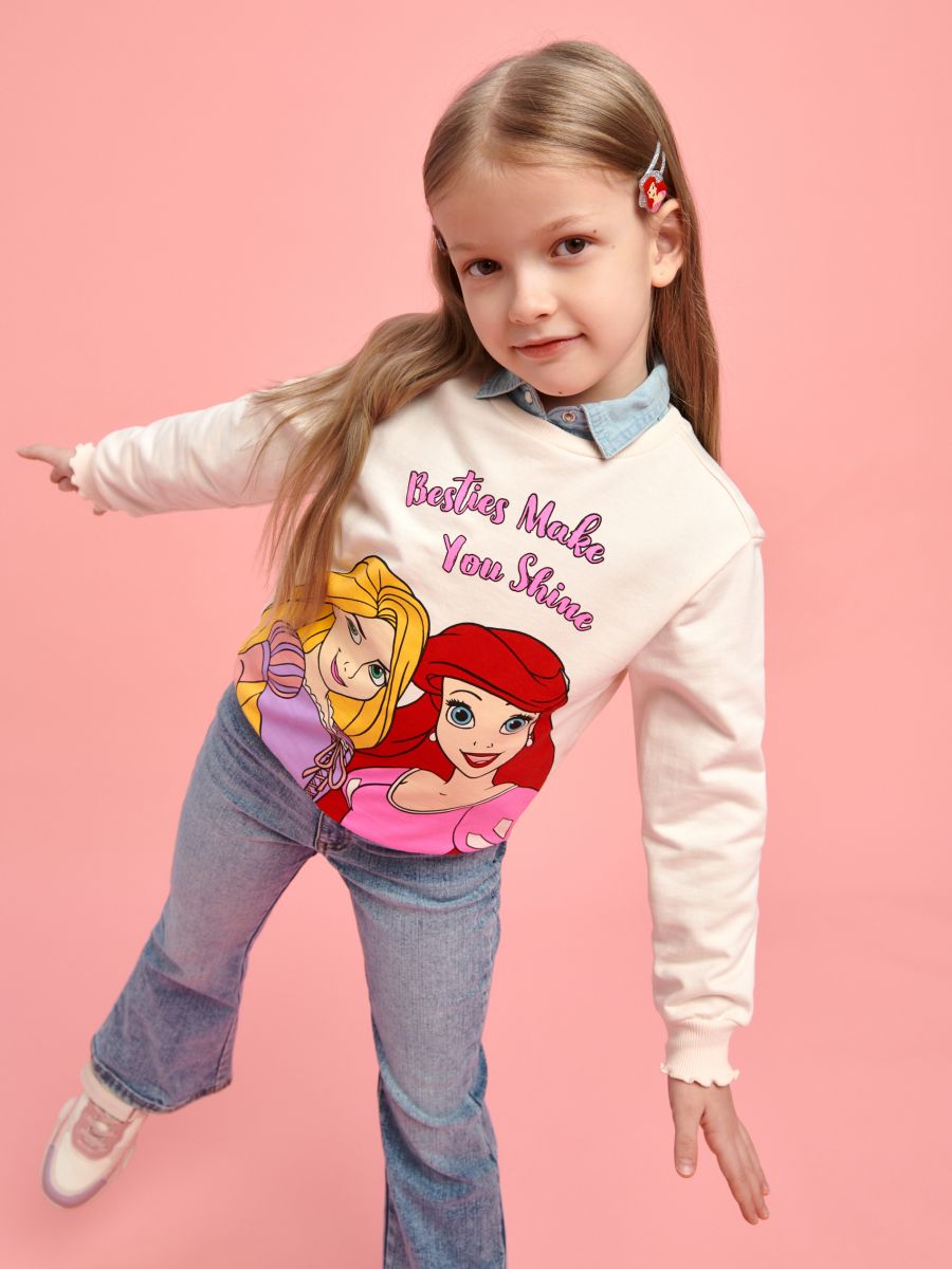 Світшот Disney Princesses - кремовий - SINSAY
