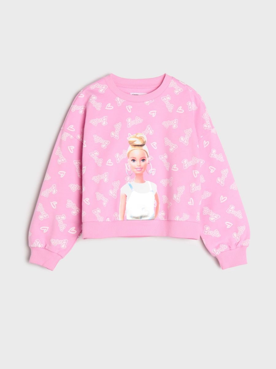 Sweatshirt Barbie - Pastellrosa - SINSAY