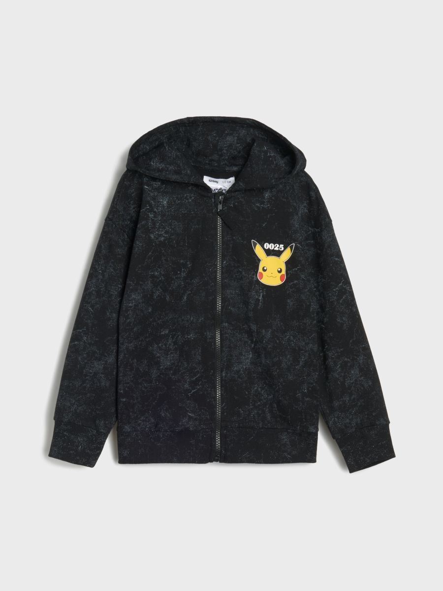 Bluza z nadrukiem na plecach Pokémon - szary - SINSAY