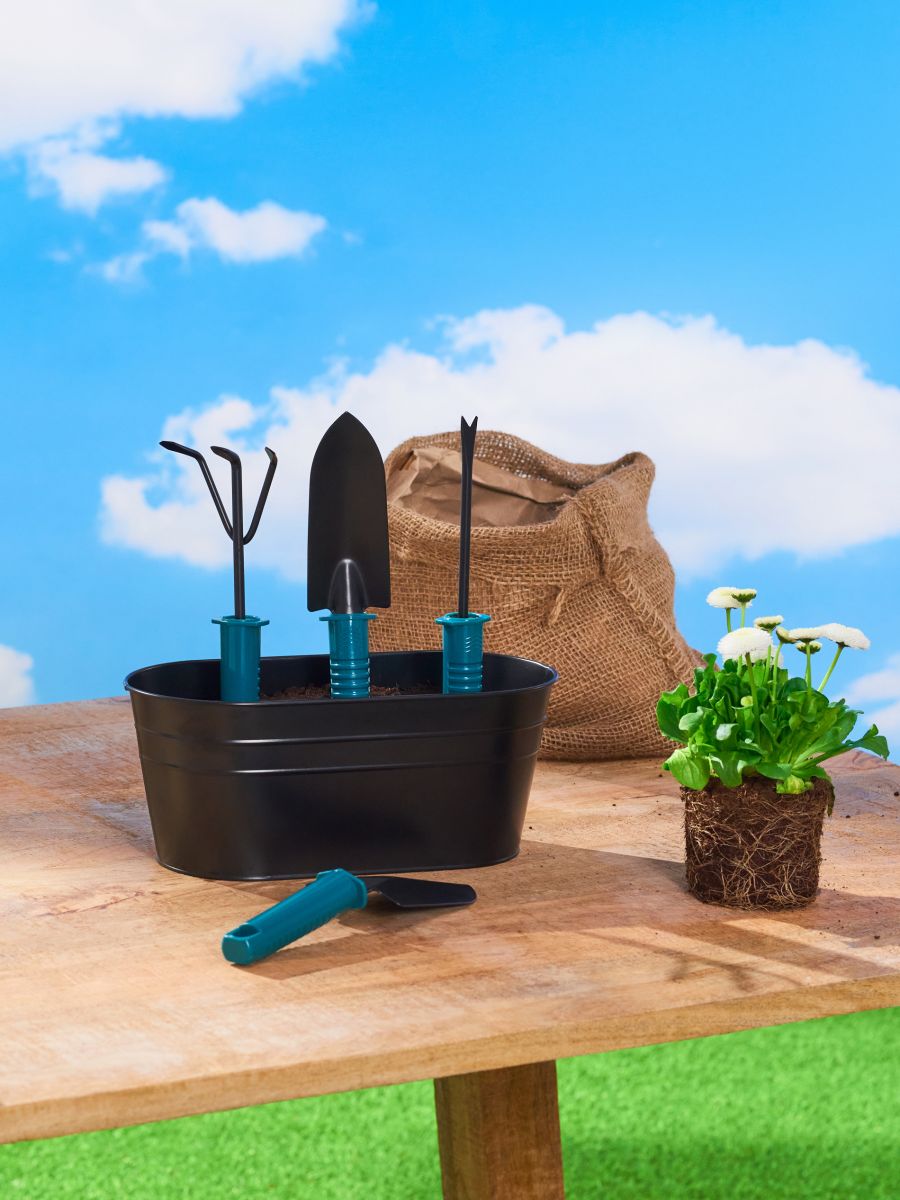 Instrumente de grădinărit - albastru-verzui - SINSAY