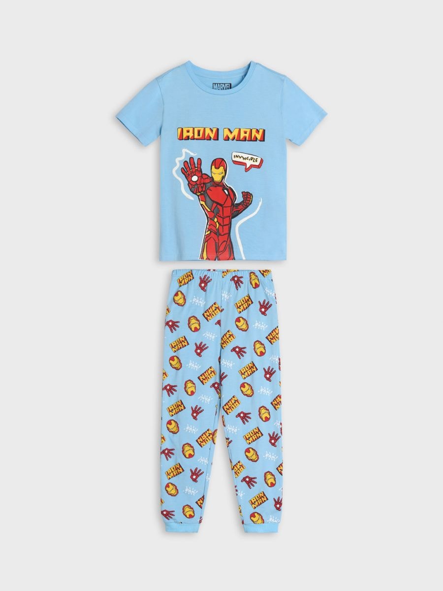 Pyžamová souprava Marvel - modrá - SINSAY
