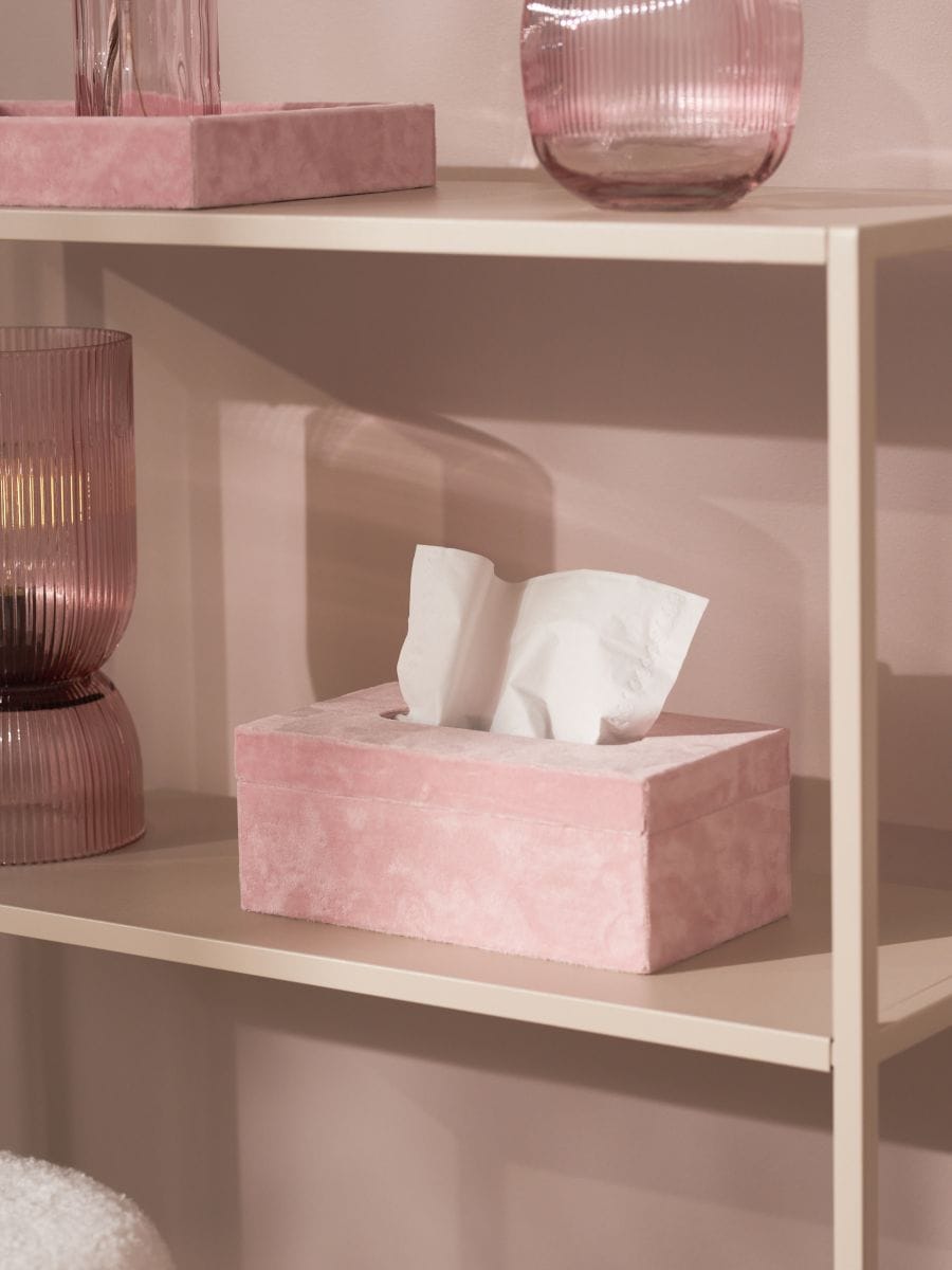 Servetėlių dėžutė - pastelinė rožinė - SINSAY