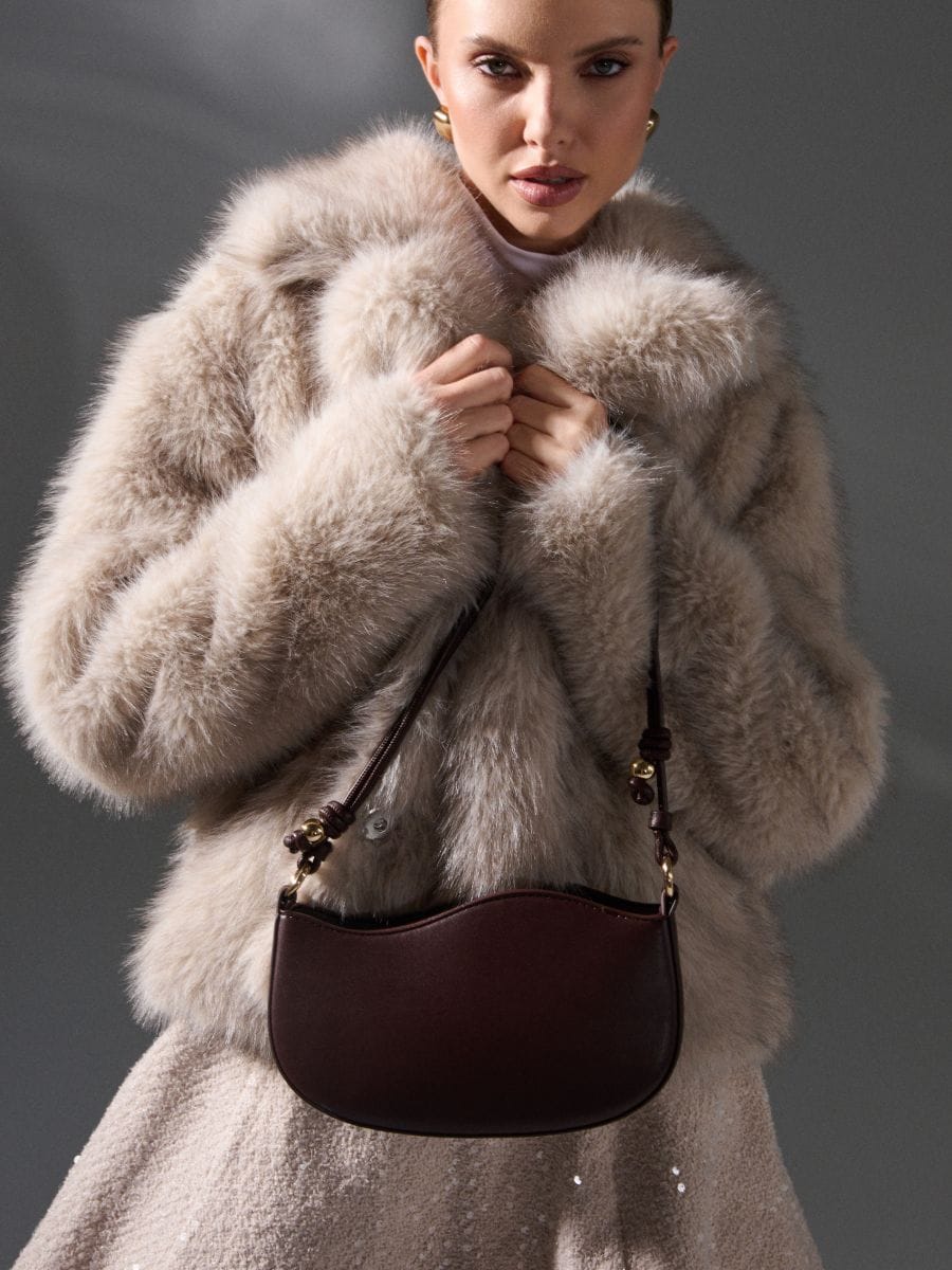 Kabelka typu hobo - hnědá - SINSAY