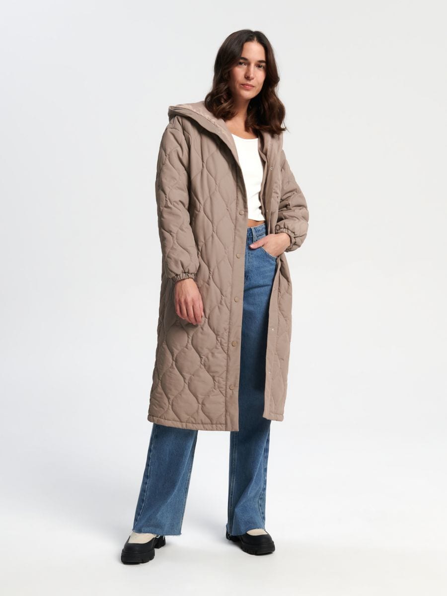 Παλτό oversize - ώχρα - SINSAY