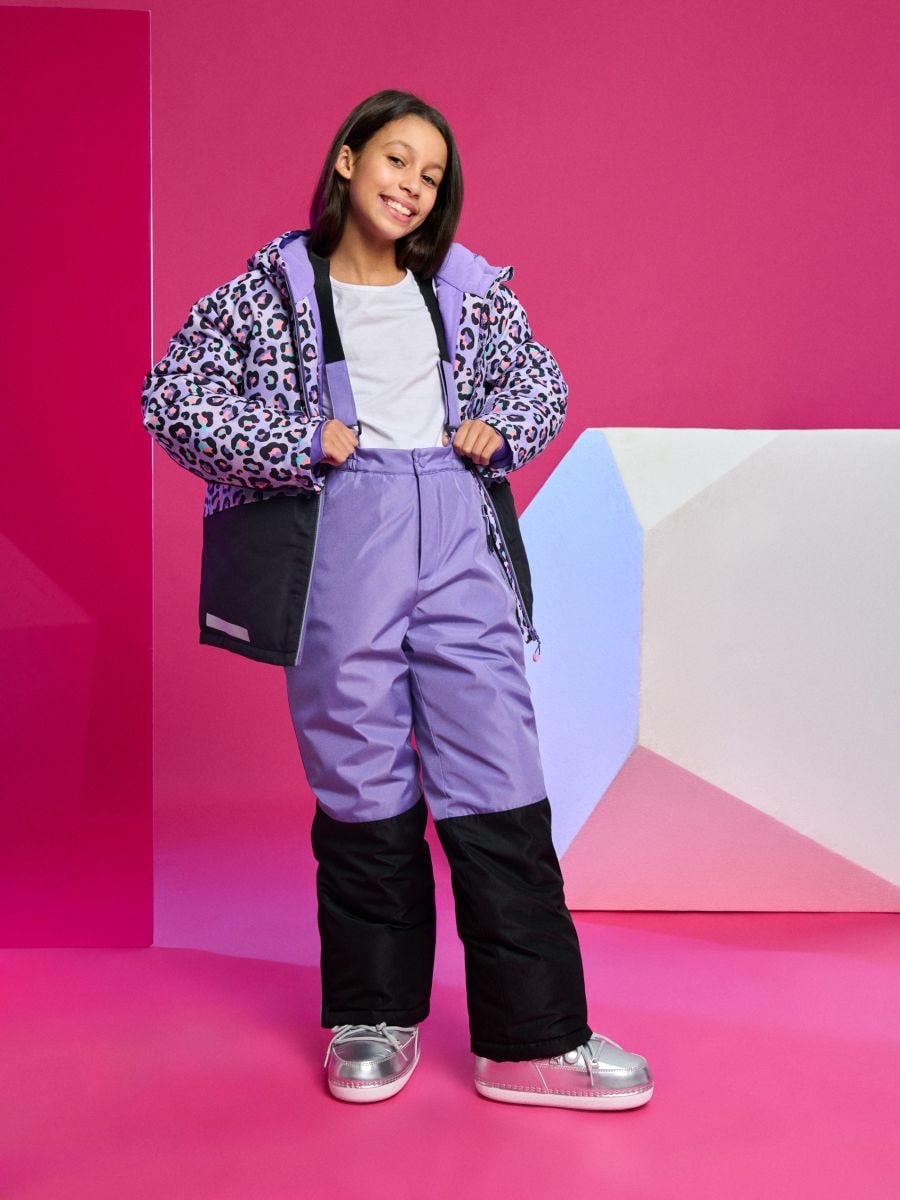 Pantalone za sneg - lavanda - SINSAY