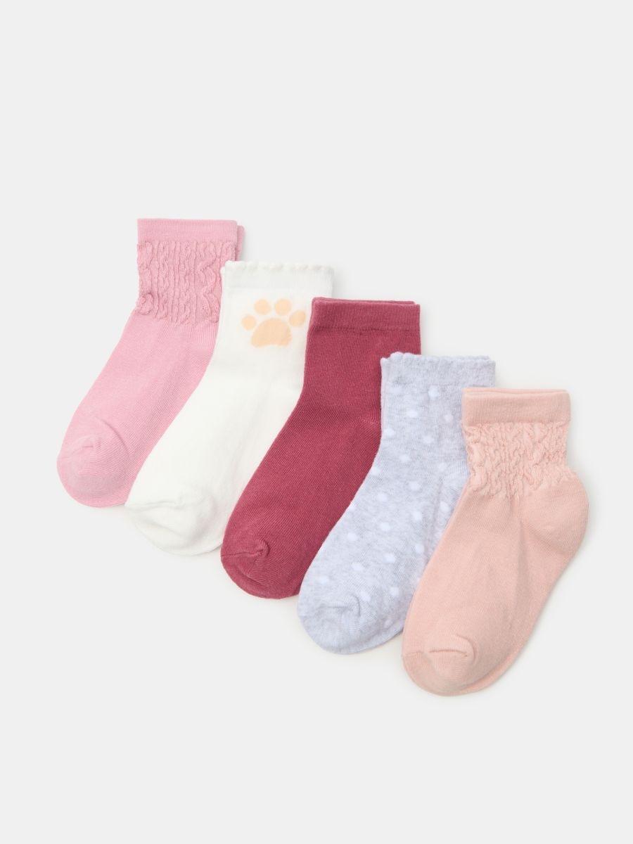 Skarpetki 5 pack - wielobarwny - SINSAY