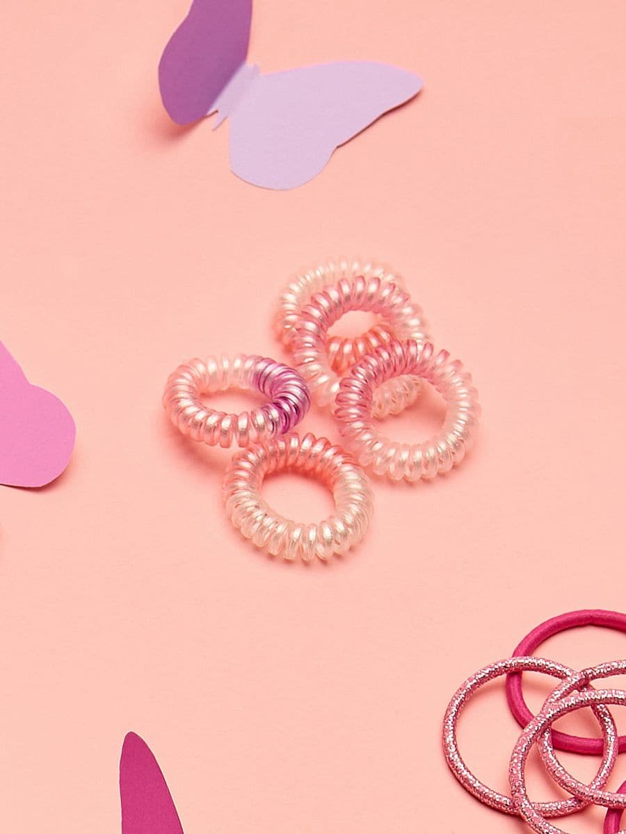 Spiral Hair Ties 5-Pack For Women