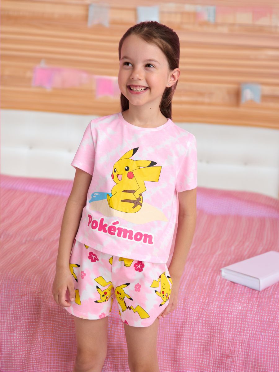 Tricou Pokémon - roz-pastel - SINSAY