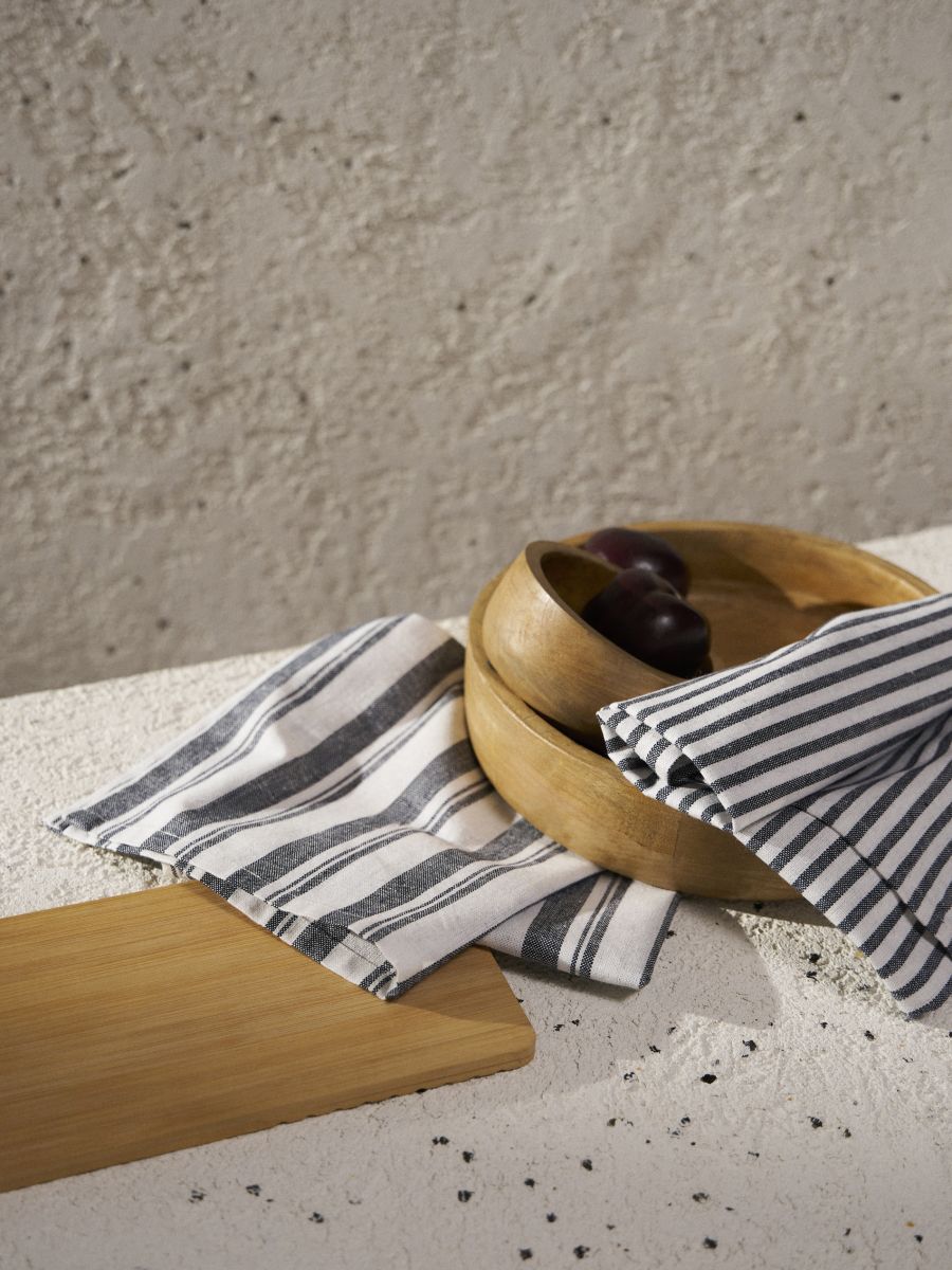 Komplet 2 kuhinjskih krp - modra - SINSAY