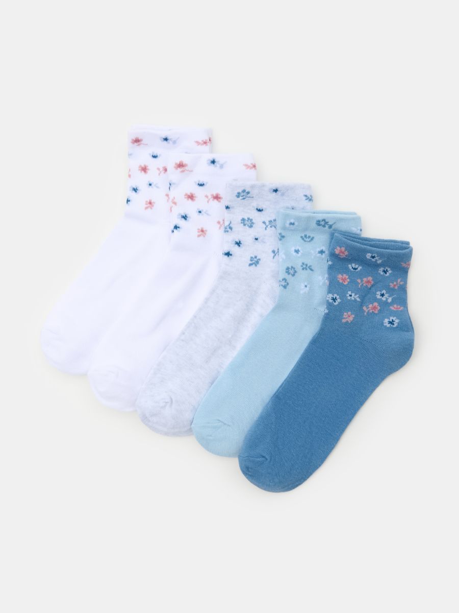 Set de 5 perechi de șosete - light blue - SINSAY