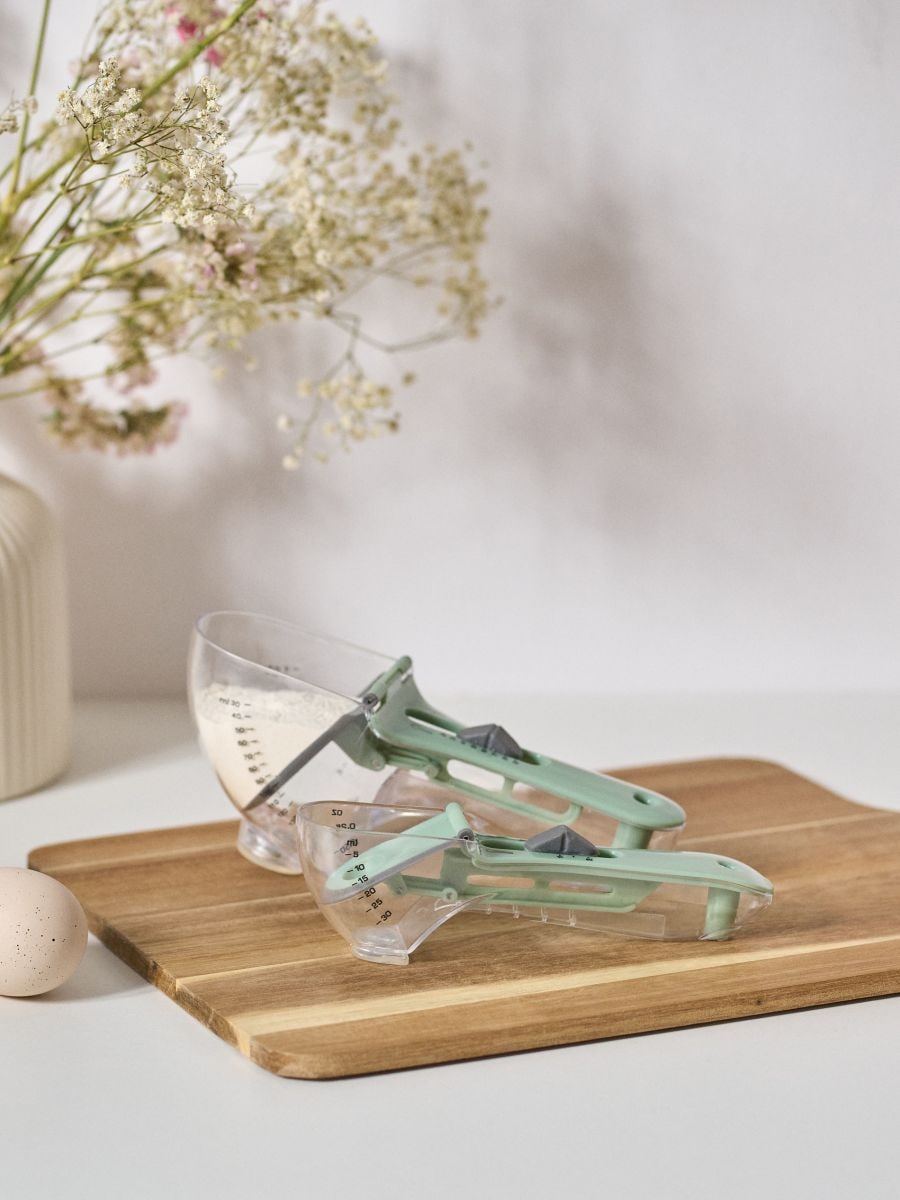 Pahar gradat pentru bucătărie 2 pack - verde-deschis - SINSAY