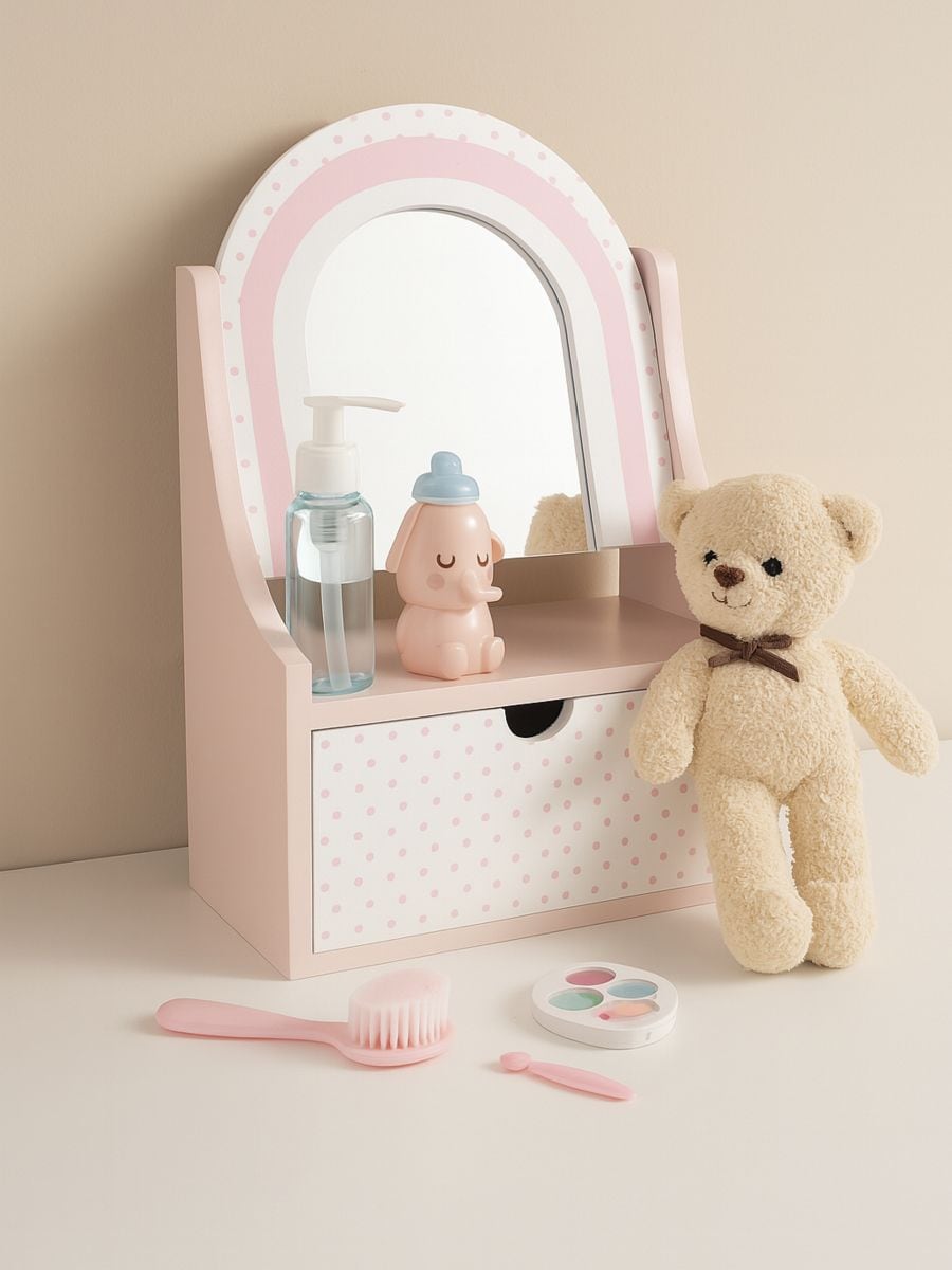 Armadietto con specchio - rosa pastello - SINSAY