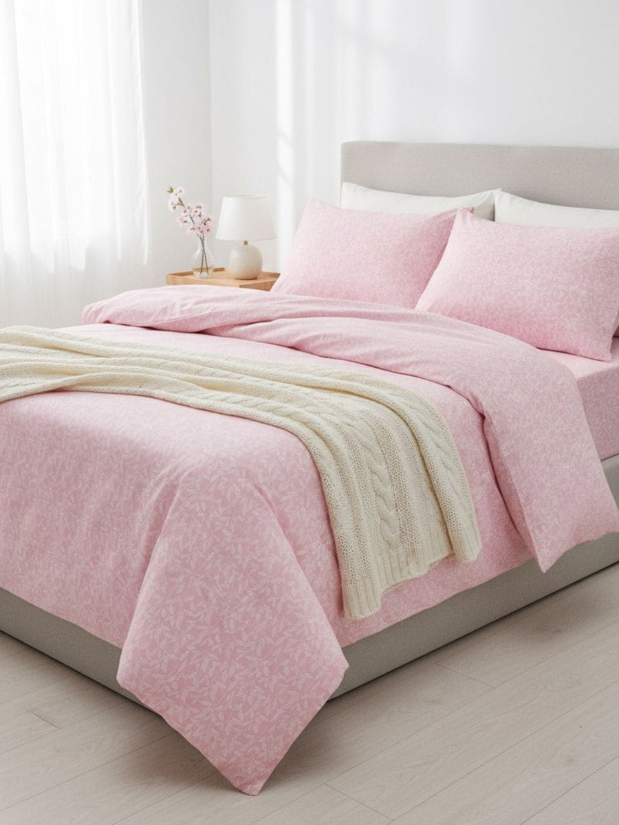 Σετ με κλινοσκεπάσματα - ροζ παστελ - SINSAY