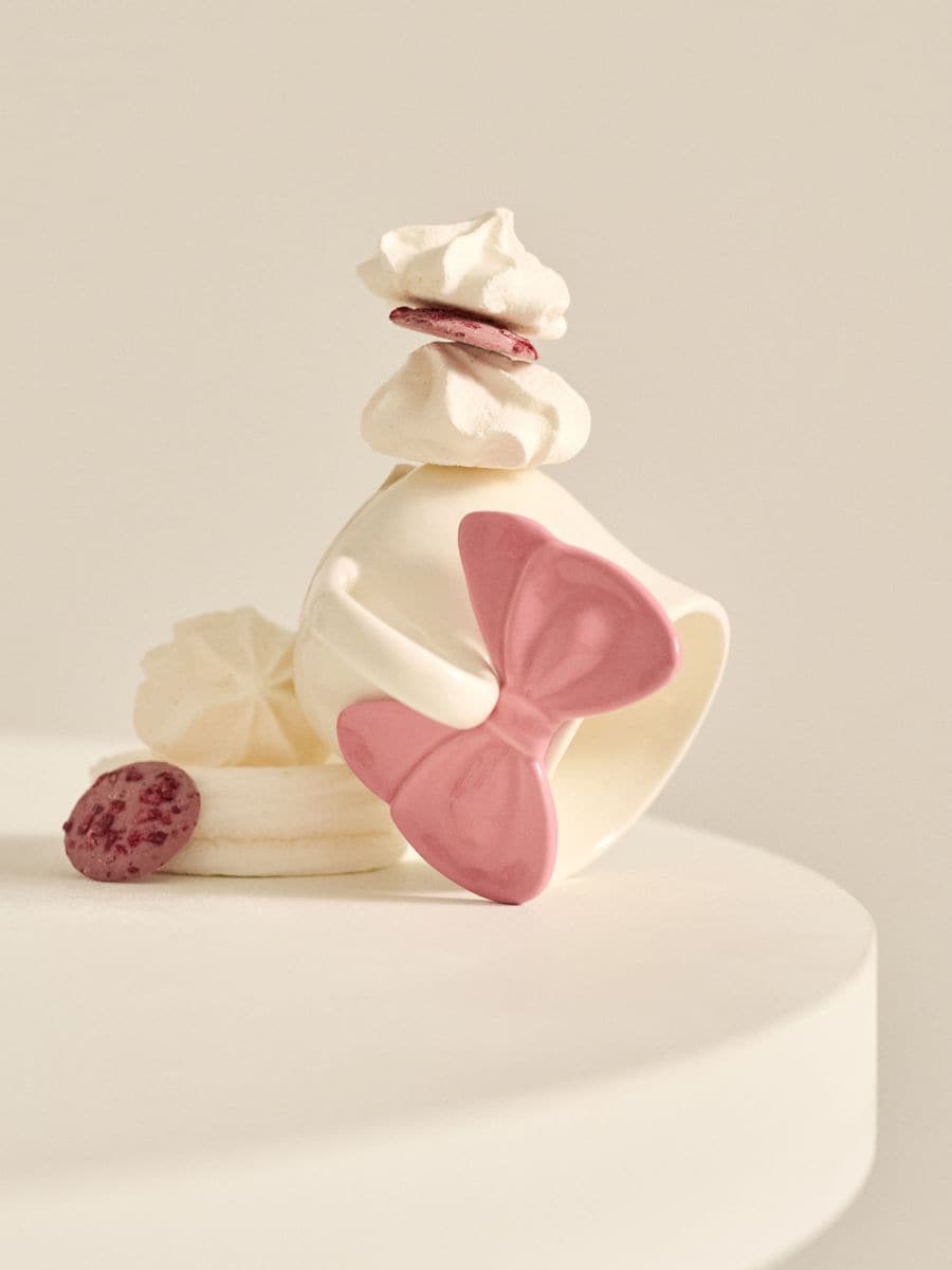 Κούπα με φιόγκο - ροζ παστελ - SINSAY