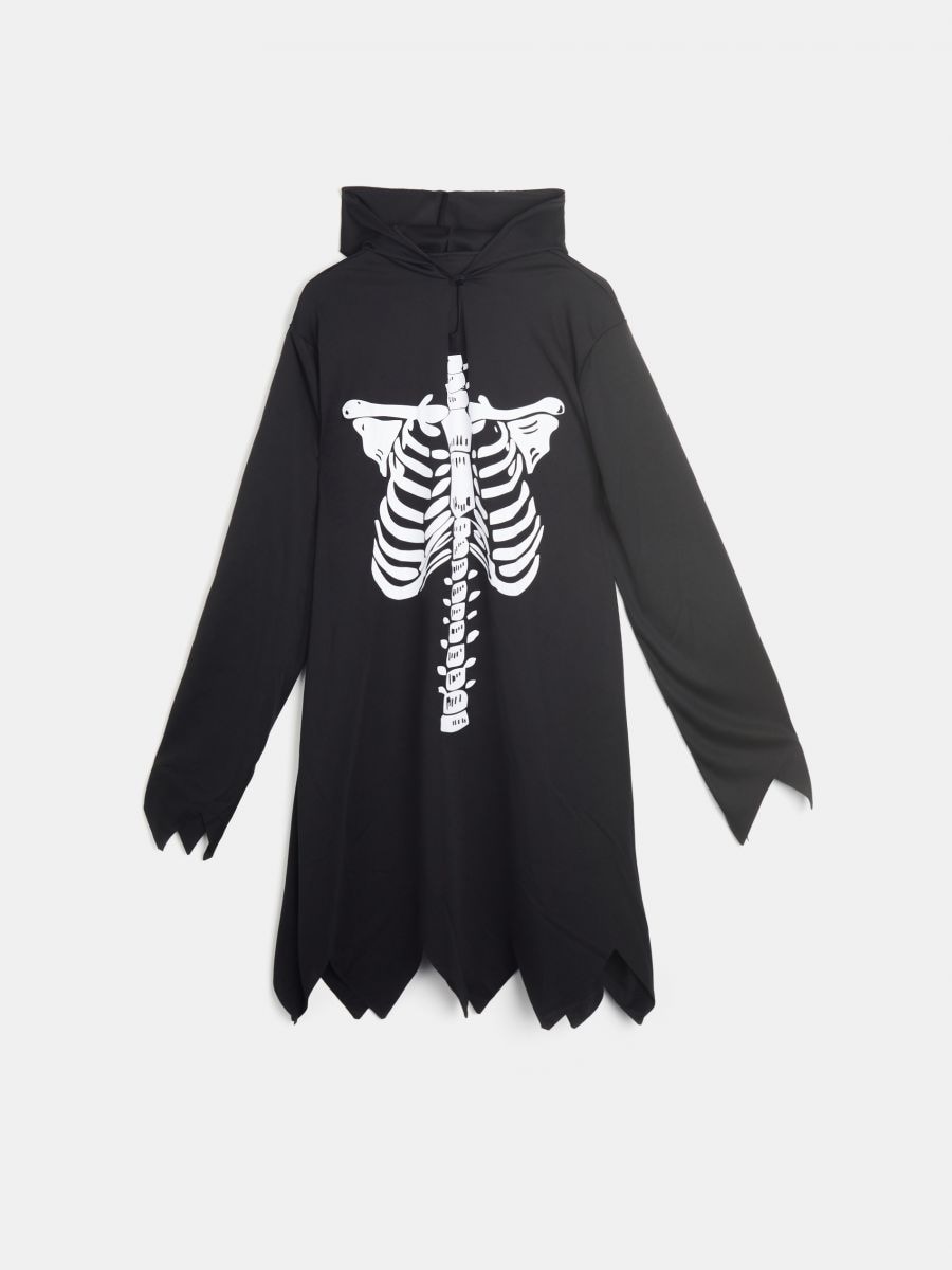 Halloween skeleton costume - black - SINSAY