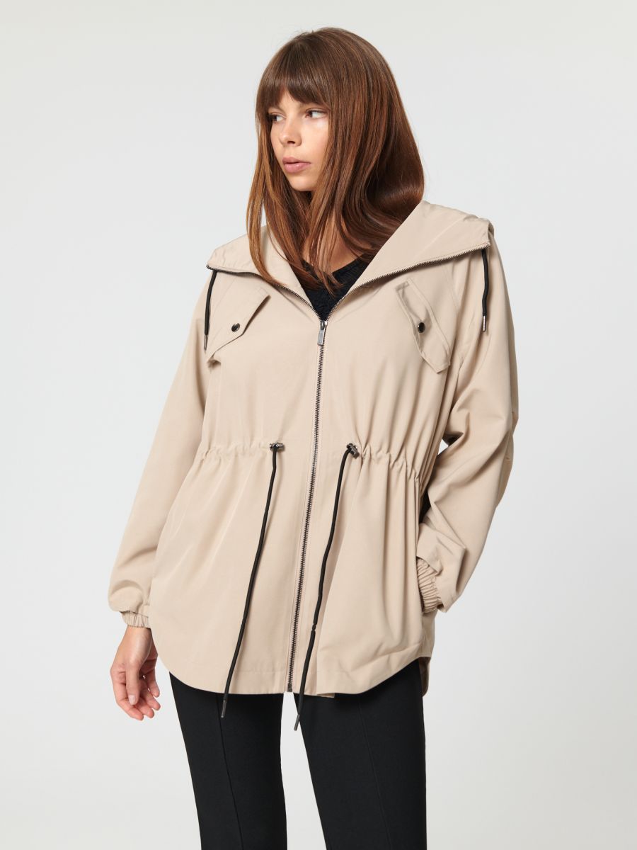 Kurtka parka - beżowy - SINSAY