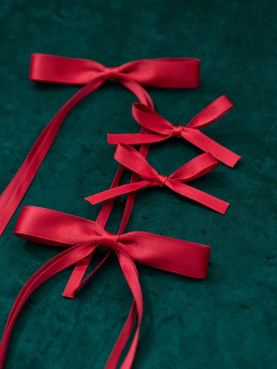 Haarklammer 4 pack - Rot - SINSAY