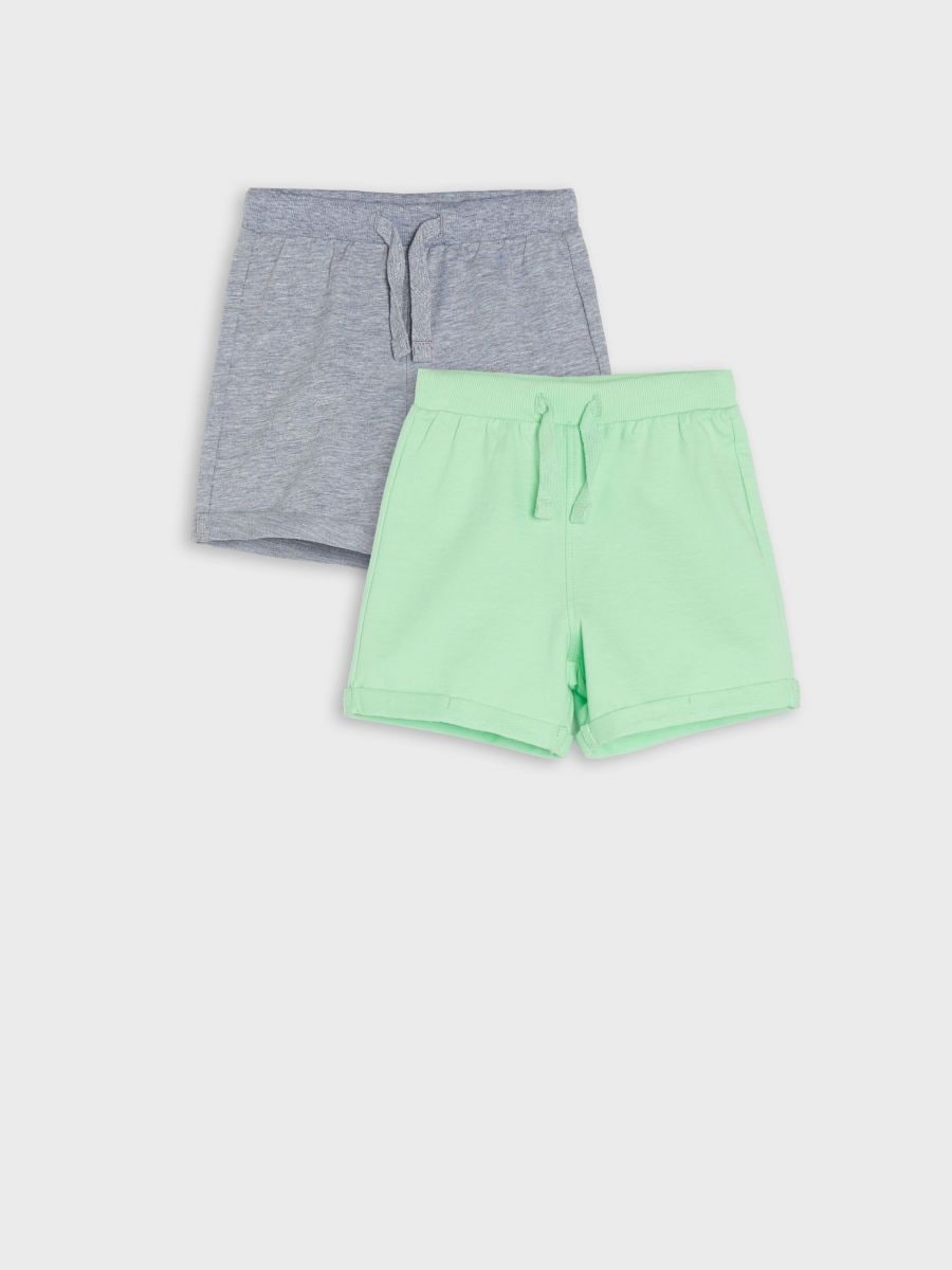Komplet od 2 para kratkih pantalona - mint zelena - SINSAY