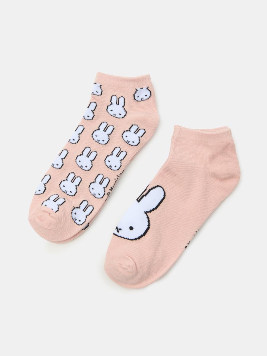 Mintás zokni Miffy - bézs - SINSAY