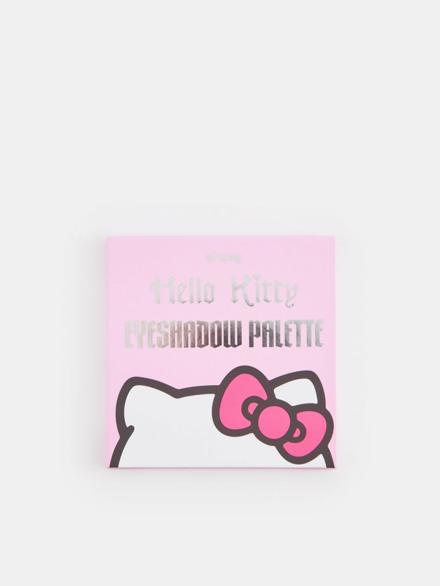 Paleta s očnými tieňmi Hello Kitty - pastelová ružová - SINSAY