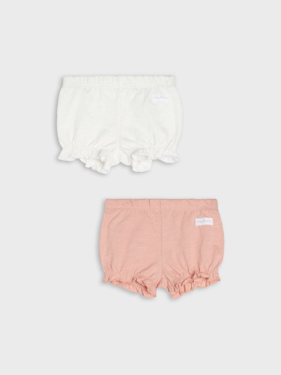 Set de 2 perechi de pantaloni scurți - roz-pastel - SINSAY