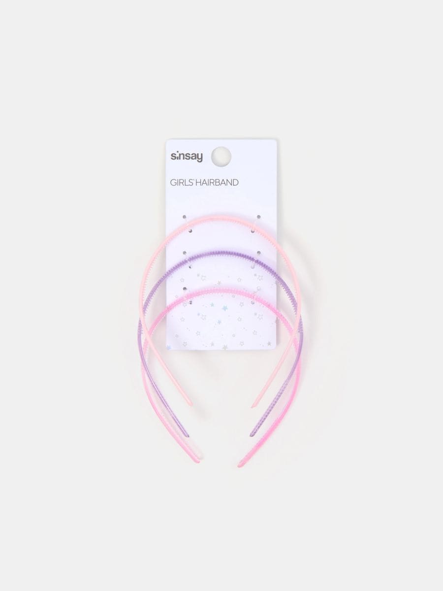 Opaski do włosów 3 pack - wielobarwny - SINSAY