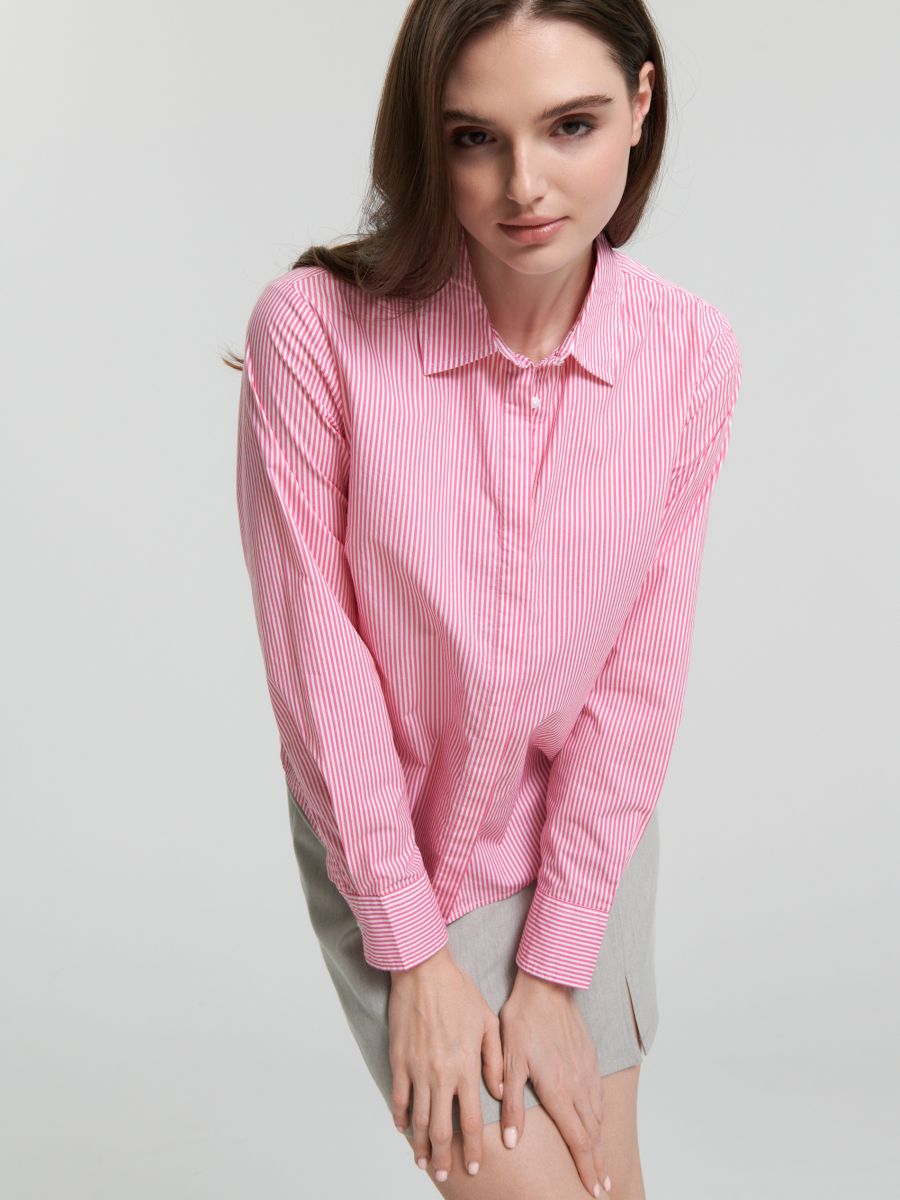 Camicia in cotone - multicolor - SINSAY