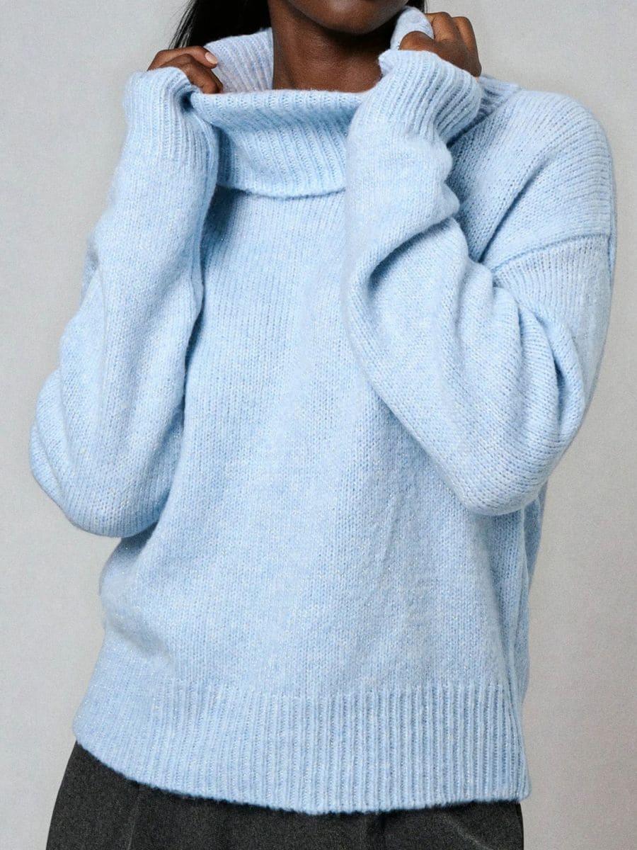 Klasičen puli z mešanico volne - modra - SINSAY